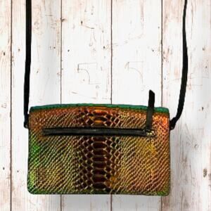 & Other Stories Leather Neon bag